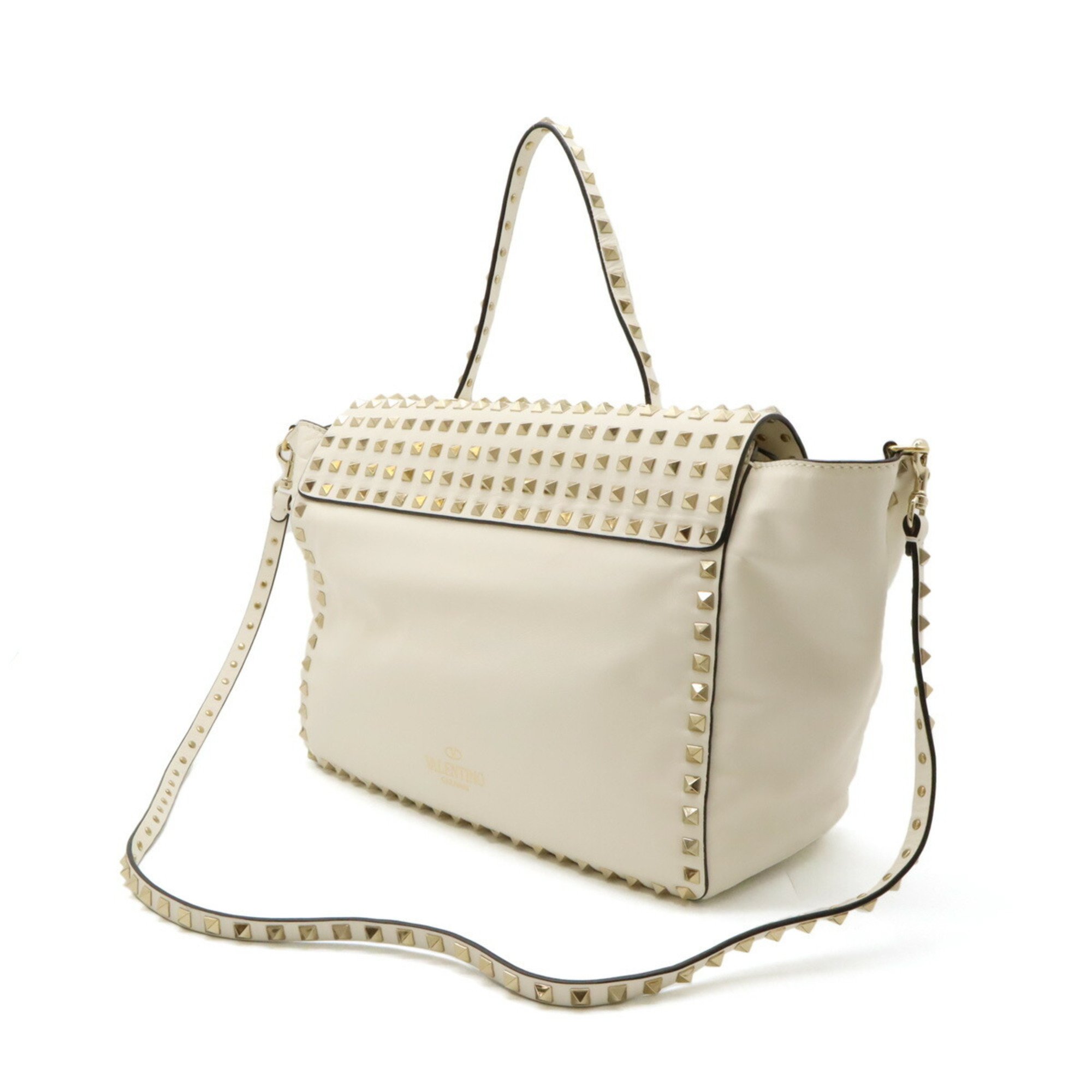 VALENTINO GARAVANI Valentino Garavani Rockstud Handbag Shoulder White CWB00195