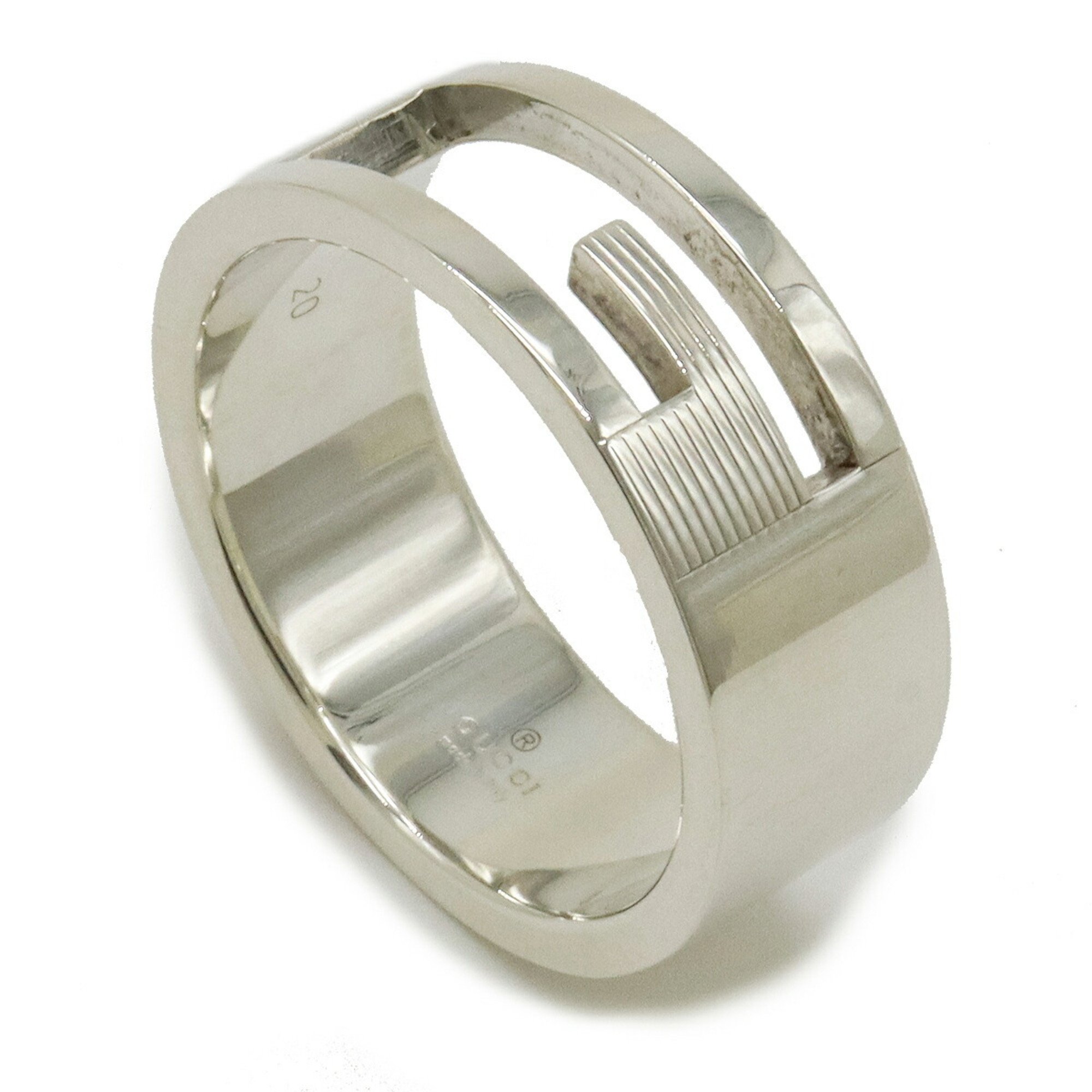 GUCCI Gucci Branded G Ring Finger Ag925 SV925 Silver #20 Japanese Size Actual Approx. 19.5 032661 09840 8106