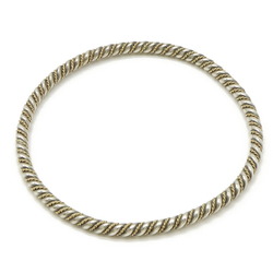 TIFFANY&Co. Tiffany Twist Bangle Bracelet SV925 Silver 750YG Yellow Gold