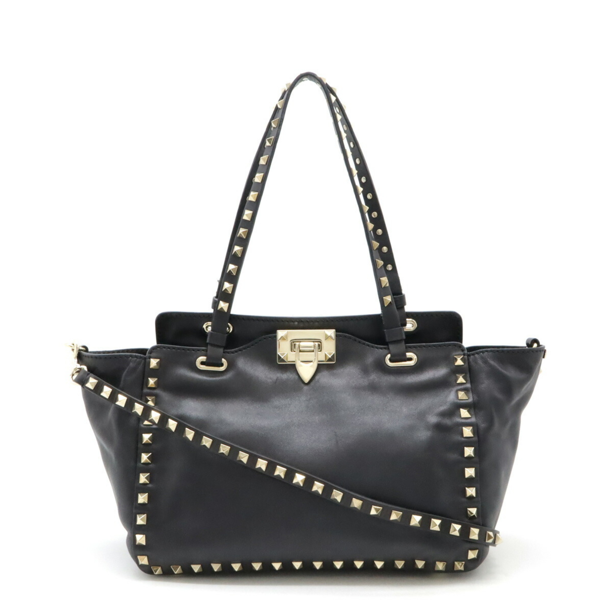 VALENTINO GARAVANI Valentino Garavani Rockstud Bag Tote Shoulder Black