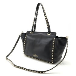 VALENTINO GARAVANI Valentino Garavani Rockstud Bag Tote Shoulder Black