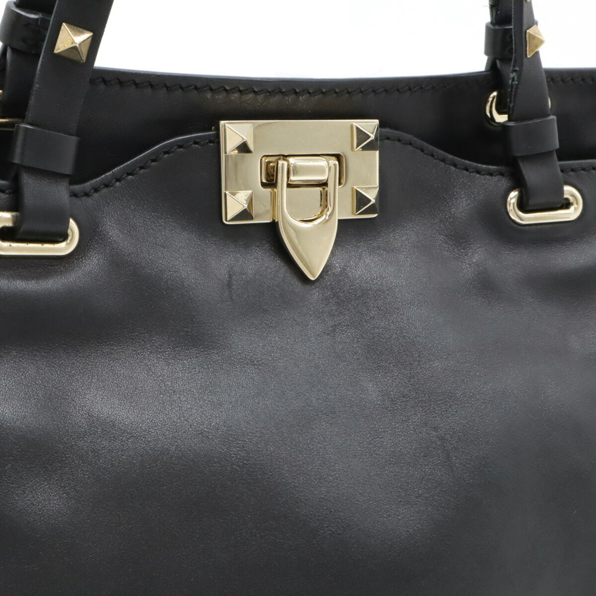 VALENTINO GARAVANI Valentino Garavani Rockstud Bag Tote Shoulder Black