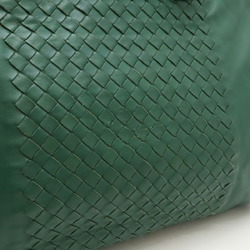 BOTTEGA VENETA Bottega Veneta Intrecciato Handbag Tote Bag Leather Green