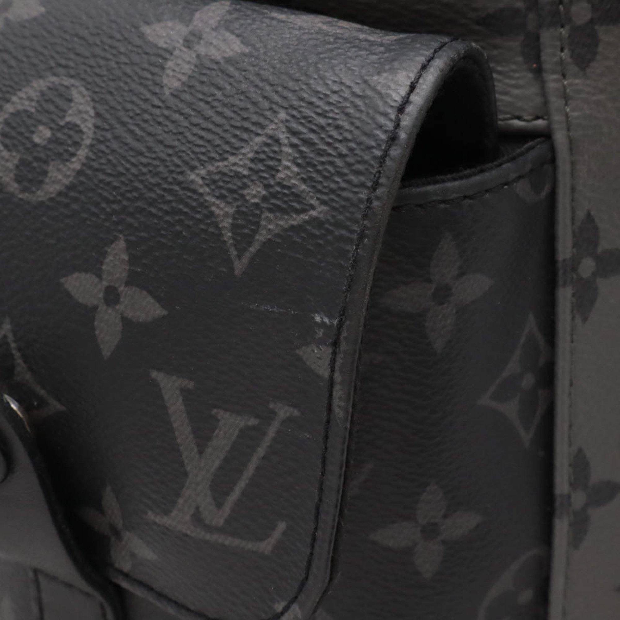 LOUIS VUITTON Louis Vuitton Monogram Eclipse Reverse Christopher PM Backpack Rucksack Shoulder Bag M46331