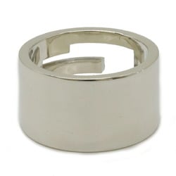 GUCCI Gucci Branded G Wide Ring Ag925 SV925 Silver #17 Japanese Size Actual 16.5 032666 09840 8106