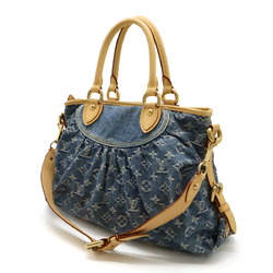 LOUIS VUITTON Louis Vuitton Monogram Denim Neo Cavi MM Tote Bag Handbag Shoulder Blue M95349