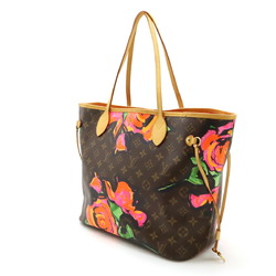 LOUIS VUITTON Louis Vuitton Monogram Rose Neverfull MM Tote Bag Shoulder Stephen Sprouse Collaboration M48613