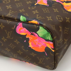 LOUIS VUITTON Louis Vuitton Monogram Rose Neverfull MM Tote Bag Shoulder Stephen Sprouse Collaboration M48613