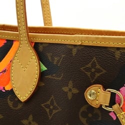 LOUIS VUITTON Louis Vuitton Monogram Rose Neverfull MM Tote Bag Shoulder Stephen Sprouse Collaboration M48613