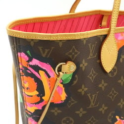 LOUIS VUITTON Louis Vuitton Monogram Rose Neverfull MM Tote Bag Shoulder Stephen Sprouse Collaboration M48613