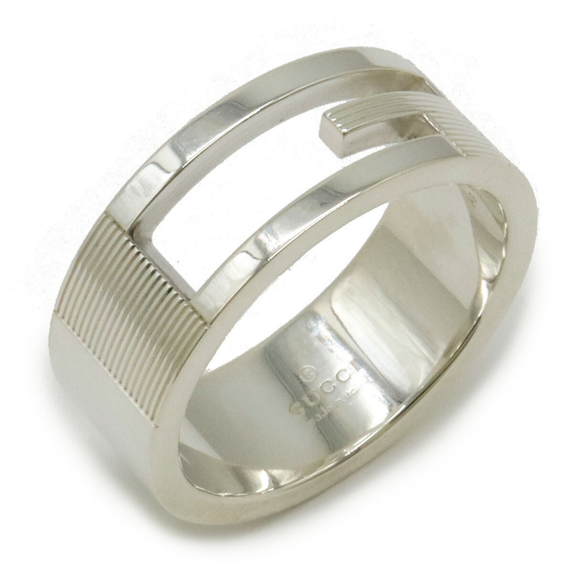 GUCCI Gucci Branded G Ring Finger Ag925 SV925 Silver #19 Japanese Size Actual Approx. 18.5 032661 09840 8106