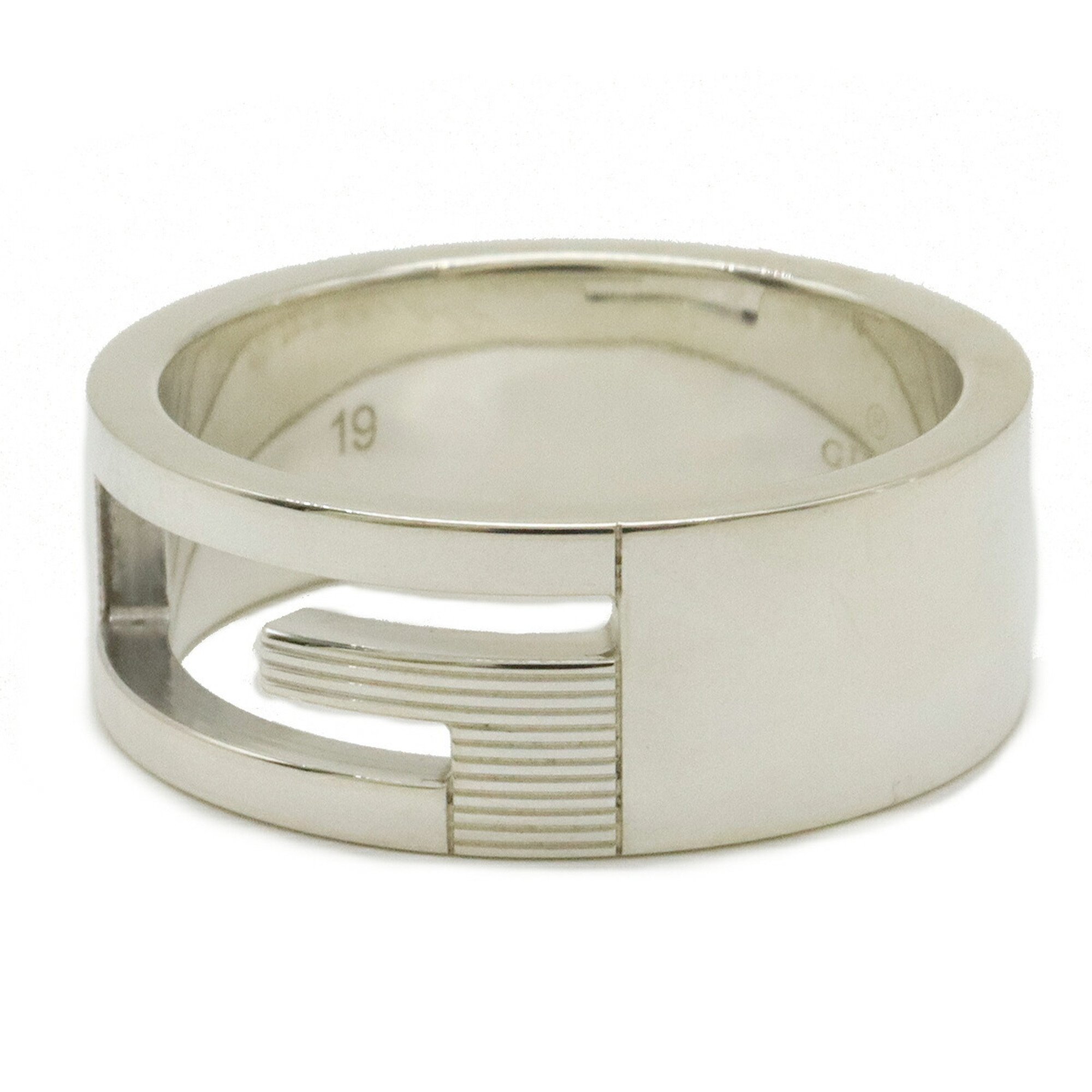 GUCCI Gucci Branded G Ring Finger Ag925 SV925 Silver #19 Japanese Size Actual Approx. 18.5 032661 09840 8106