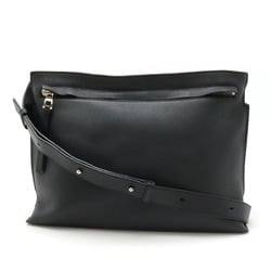 LOEWE Anagram T Shoulder Bag Leather Black 316.30.P37