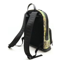 GUCCI GG Blooms Supreme Backpack PVC Leather Beige Black Green Multicolor 406370