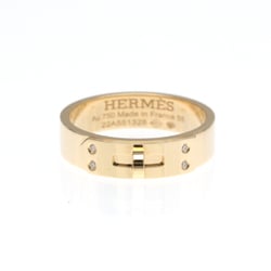 Hermes Kelly Diamond Ring Pink Gold (18K) Fashion Diamond Band Ring Pink Gold