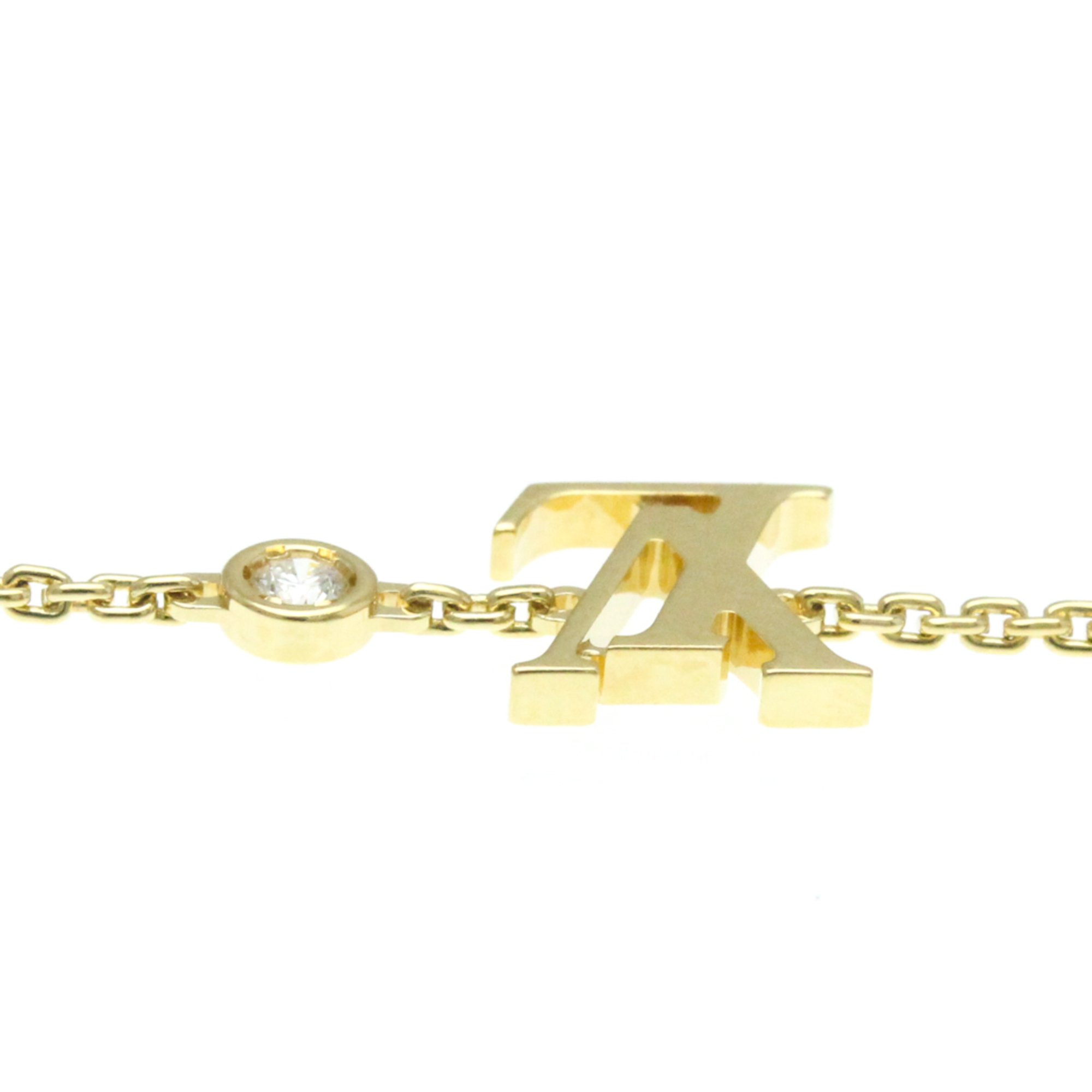 Louis Vuitton Idylle Blossom LV Pendant Yellow Gold And Diamond Q93626 Yellow Gold (18K) Diamond Women's Fashion Pendant Necklace Carat/0.03 (Gold)