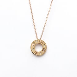 Tiffany Atlas Pierced Diamond Necklace Pink Gold (18K) Diamond Women,Men Fashion Pendant Necklace