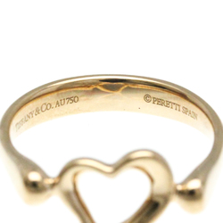 Tiffany Open Heart Pink Gold (18K) Fashion No Stone Band Ring Pink Gold