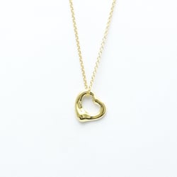 Tiffany Open Heart Yellow Gold (18K) No Stone Men,Women Fashion Pendant Necklace (Gold)