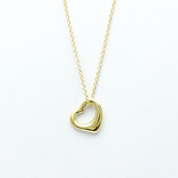 Tiffany Open Heart Yellow Gold (18K) No Stone Men,Women Fashion Pendant Necklace (Gold)