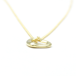 Tiffany Open Heart Yellow Gold (18K) No Stone Men,Women Fashion Pendant Necklace (Gold)