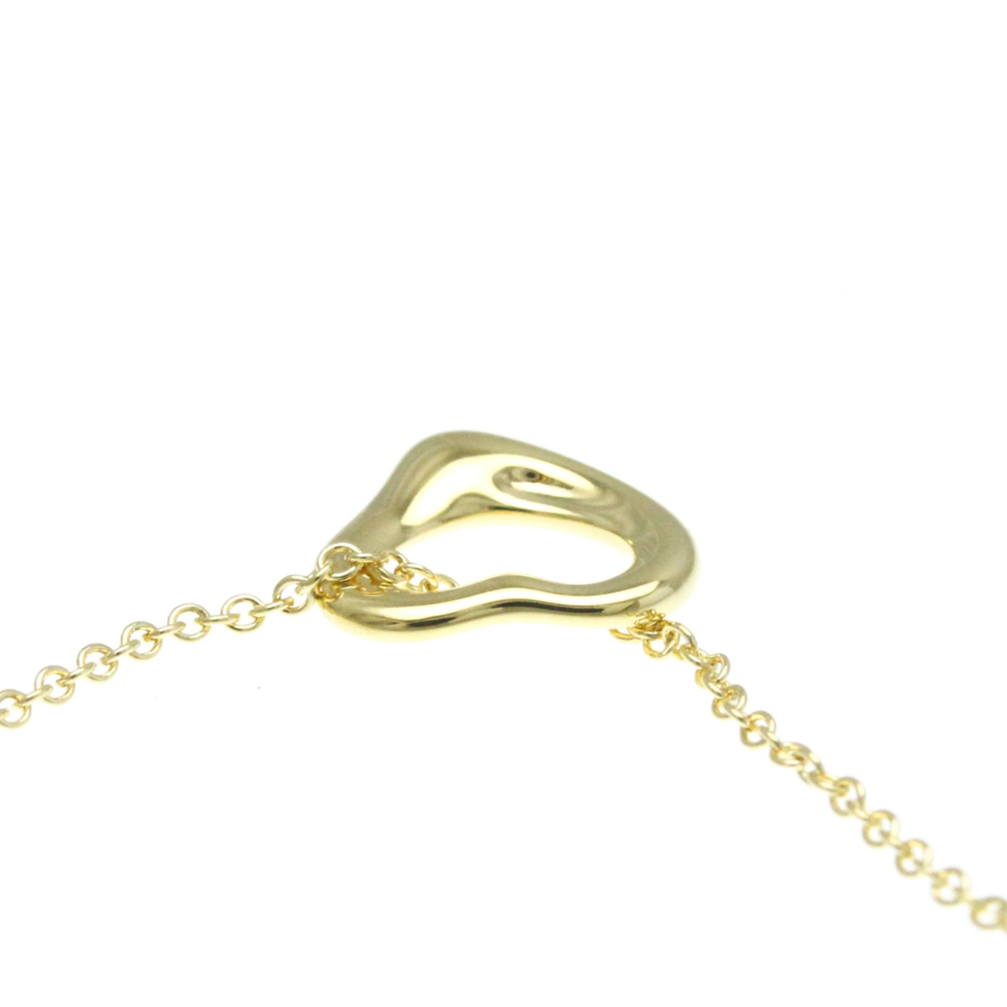 Tiffany Open Heart Yellow Gold (18K) No Stone Men,Women Fashion Pendant Necklace (Gold)