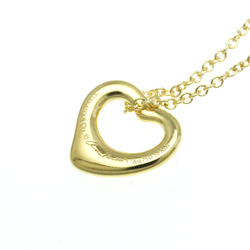 Tiffany Open Heart Yellow Gold (18K) No Stone Men,Women Fashion Pendant Necklace (Gold)