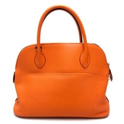 HERMES Bolide 31 Shoulder Bag Handbag Taurillon Clemence Women's Orange