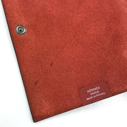 HERMES Ulysse PM Notebook Cover Stationery Planner Togo Women's Red