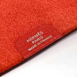 HERMES Ulysse PM Notebook Cover Stationery Planner Togo Women's Red