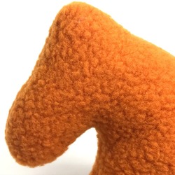 HERMES Horse with Bells, Rattle, Elpurche, Baby Goods, Infants, Wool, Kids, Orange