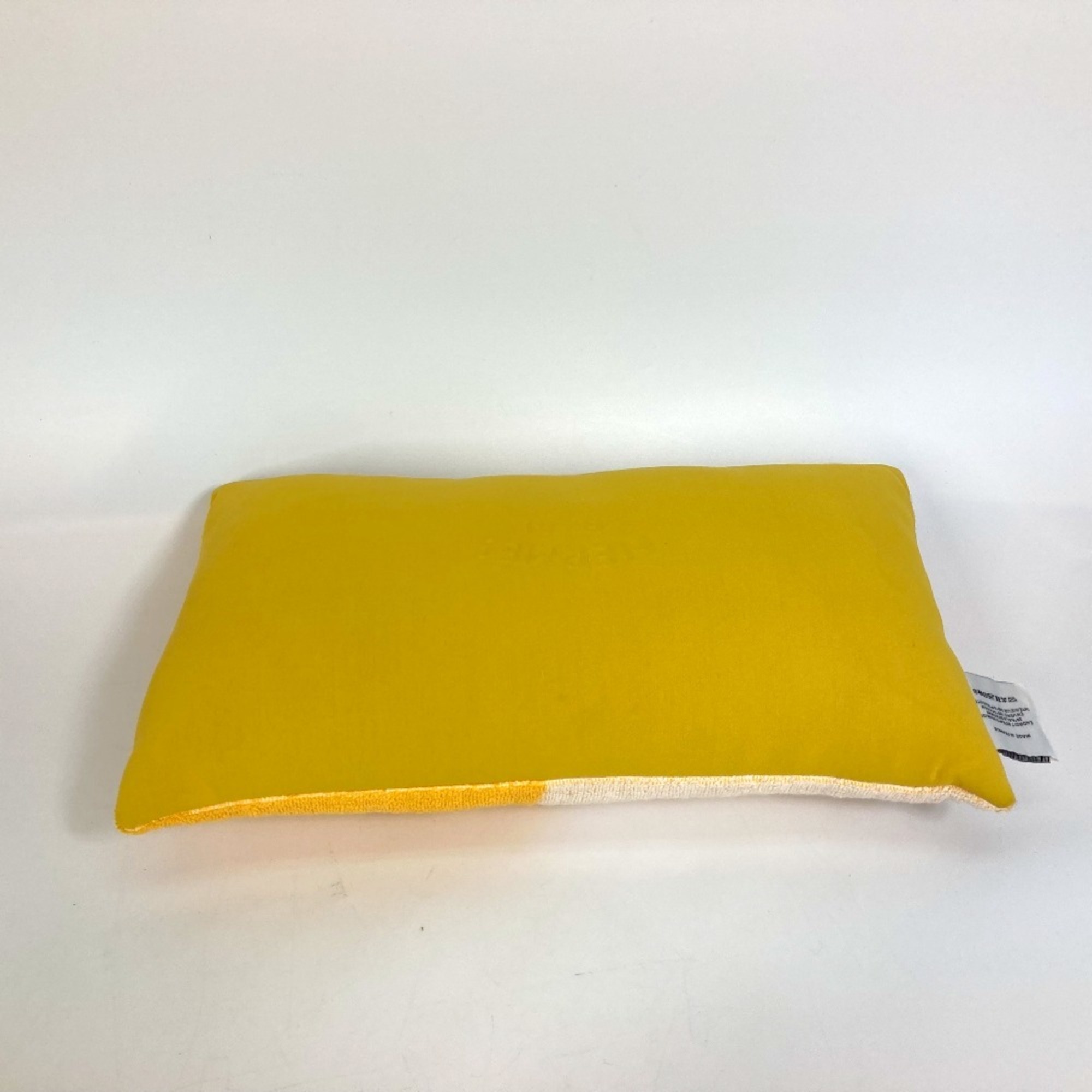 HERMES Hermes Accessories Yachting Wave Beach Cushion Polyamide Men's Women's Yellow x White