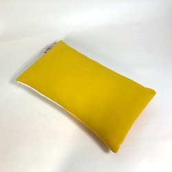 HERMES Hermes Accessories Yachting Wave Beach Cushion Polyamide Men's Women's Yellow x White