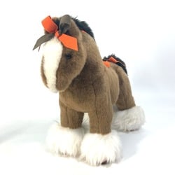 HERMES Hermes Doll Hermie PPM Horse Plush Toy Polyester Men's Women's Brown