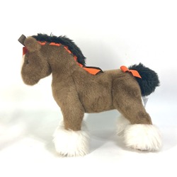 HERMES Hermes Doll Hermie PPM Horse Plush Toy Polyester Men's Women's Brown