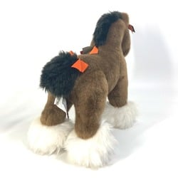 HERMES Hermes Doll Hermie PPM Horse Plush Toy Polyester Men's Women's Brown