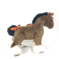 HERMES Hermes Doll Hermie PPM Horse Plush Toy Polyester Men's Women's Brown