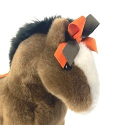 HERMES Hermes Doll Hermie PPM Horse Plush Toy Polyester Men's Women's Brown