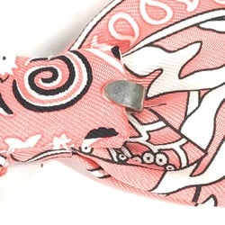 HERMES Hermes Ribbon Nouveau Papillon Bow Tie Silk Men's Pink