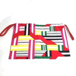 HERMES Petit H Pouch Silk Women's Multicolor