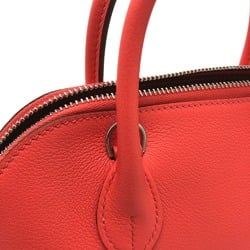 HERMES Bolide 1923 25 Handbag Evercolor Women's Rose Texas