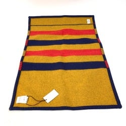 HERMES Blanket for Dogs Rocavalle PM Pet Dog Wool Men Women Navy Paille