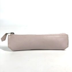 HERMES Hermes pencil case, pen pouch, leather, ladies, pink