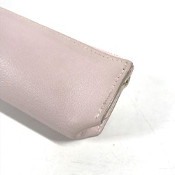 HERMES Hermes pencil case, pen pouch, leather, ladies, pink