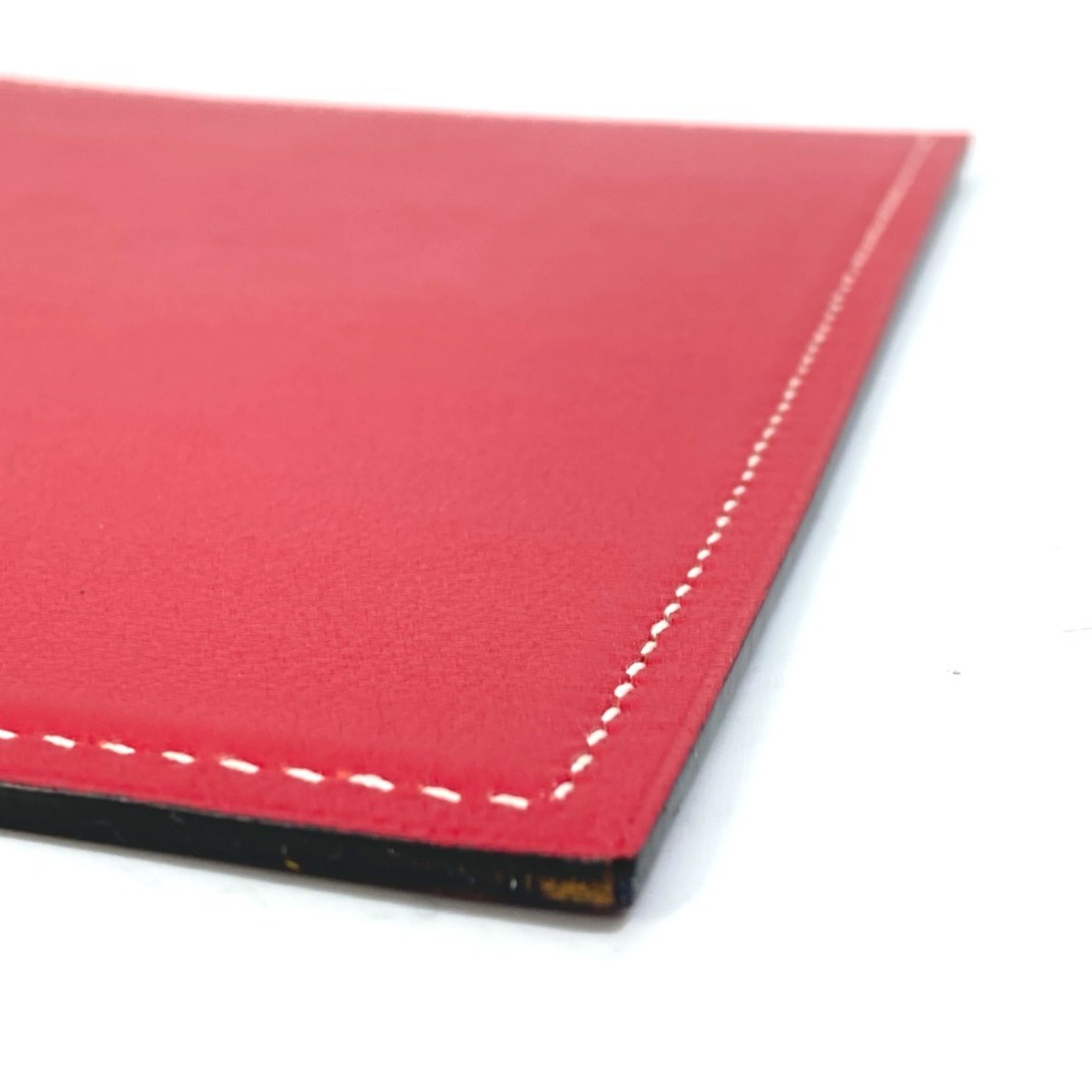 HERMES Reversible Mouse Pad PC Computer Accessories Leather Men's Women's Red