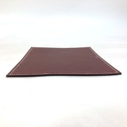 HERMES Reversible Mouse Pad PC Computer Accessories Leather Men's Women's Red