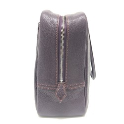 HERMES Hermes Plume 32 Bag Handbag Chevre Coromandel Women's Cassis Purple