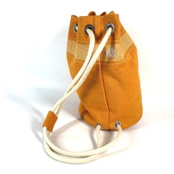 HERMES Hermes Beach Bag Sac Marine Recif MM Shoulder Canvas Women's Orange