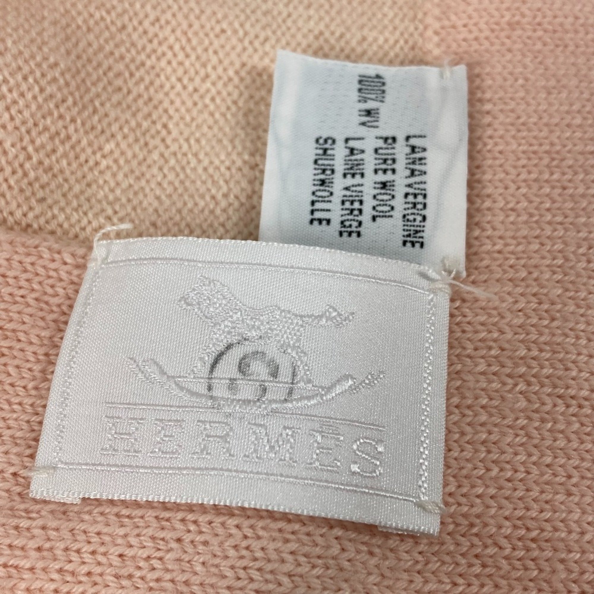 HERMES BABY Blanket Wool Kids Pink