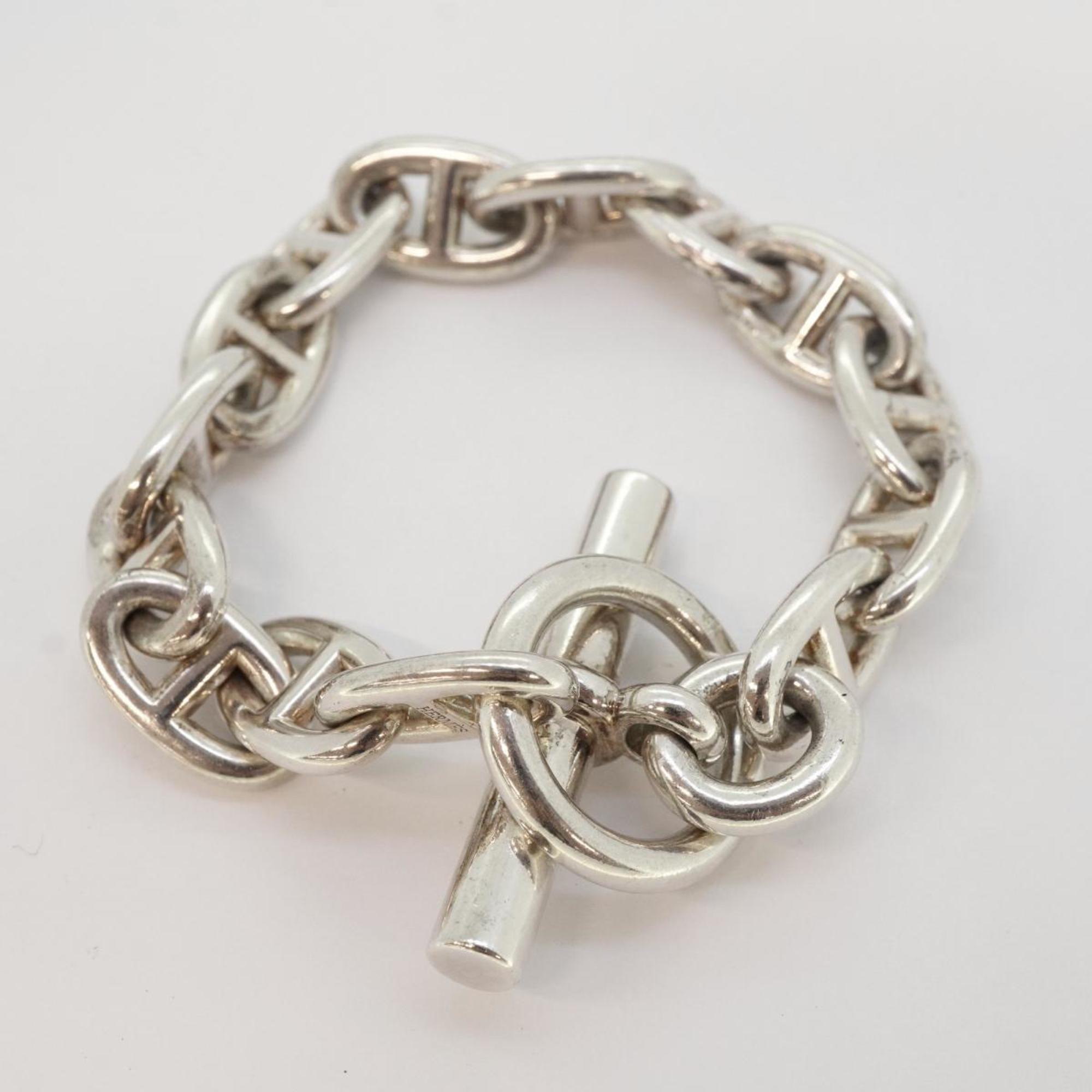 Hermes Bracelet Chaine d'Ancre 925 Silver Men's Women's